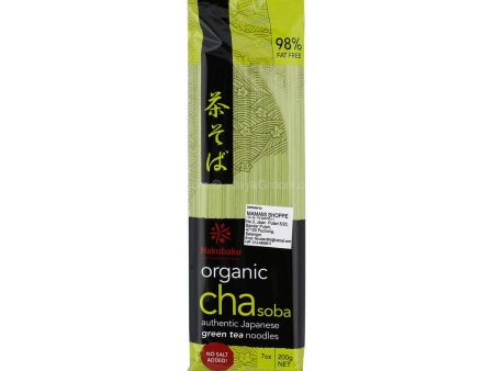 HAKUBAKU ORGN CHA SOBA(GREEN TEA) 200G For Discount