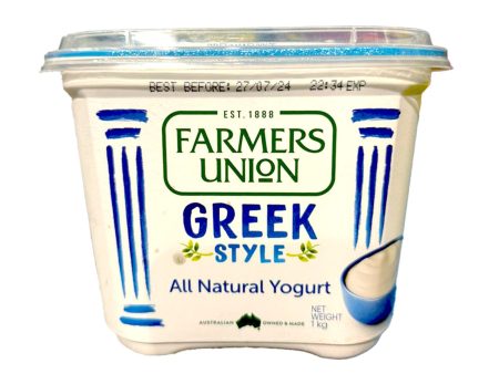 Farmers Union Greek Style Natural Yogurt 1kg For Discount