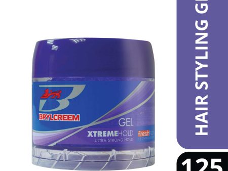 Brylcreem Xtreme Hold Fresh Hair Gel 125ml Hot on Sale