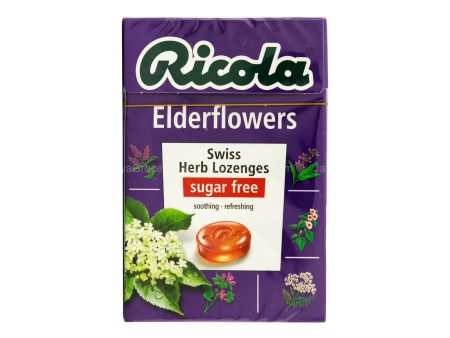 Ricola Elderflowers Swiss Herb Lozenges Sugar Free Candy 50g Sale