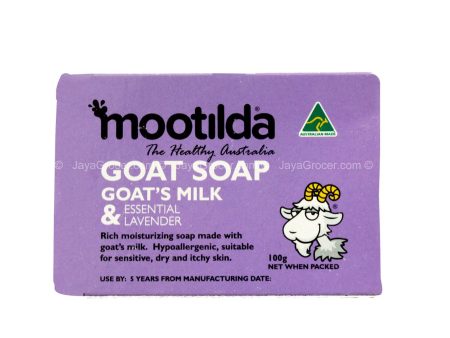 Mootilda s Goat Soap with Goat s Milk and Essential Lavender 100g For Sale