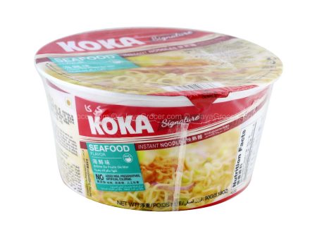 Koka Signature Instant Noodle Bowl Seafood Flavor 90g Discount