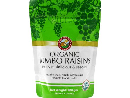 CF ORGN GREEN RAISIN POUCH 200G *1 Online now