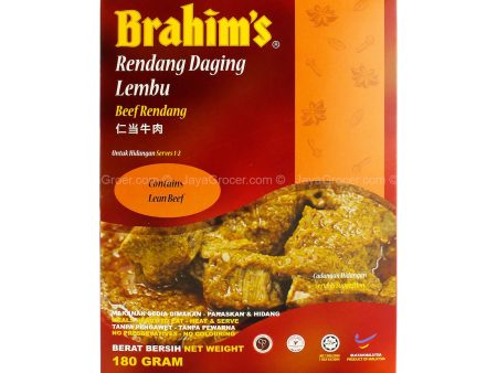 Brahim s Beef Rendang 180g Online Sale