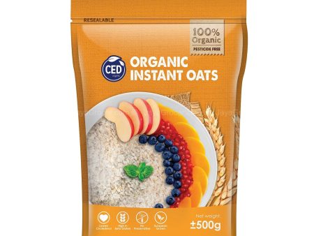 CED 100% Organic Instant Oats 500g Online Hot Sale