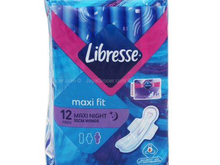 Libresse Maxi Night Wing Pad 32cm x 12 Online now