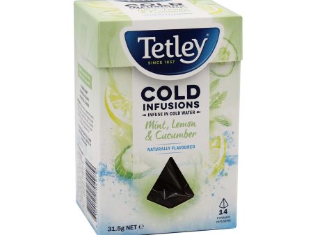 Tetley Cold Infusions Mint, Lemon & Cucumber 31.5g Cheap