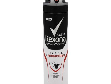 Rexona Men Motionsense Invisible Antibacterial Anti-Perspirant Spray 150ml For Sale