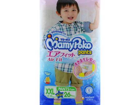 Mamy Poko Air Fit Pants Boy Diapers (Extra Extra Large) 26pcs pack Supply