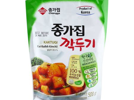 Jongga Kaktugi Kimchi 500g Discount