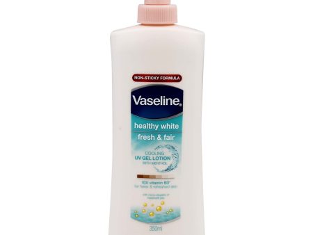 Vaseline Healthy White Fresh & Fair UV Gel Body Lotion 350ml For Discount