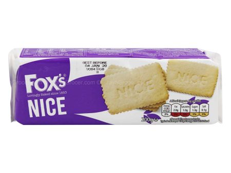 Foxs Nice Biscuits 200g Online now