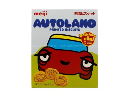 Meiji Autoland Printed Biscuits 70g Online Hot Sale