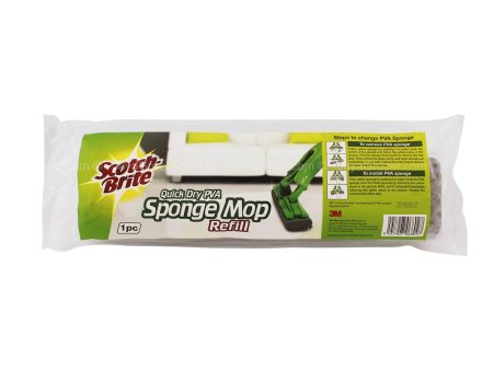 Scotch Brite Quick Dry PVA Sponge Mop Refill 1pc Sale