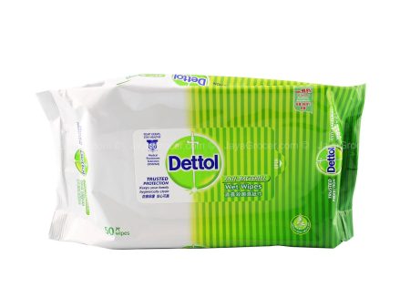 Dettol Anti-Bacterial Wet Wipes 50pcs pack For Discount