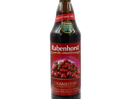 Rabenhorst Natural Cranberry Juice 750ml Fashion