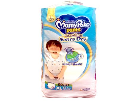 Mamy Poko Pants Extra Dry Diapers XL 32pcs pack Fashion