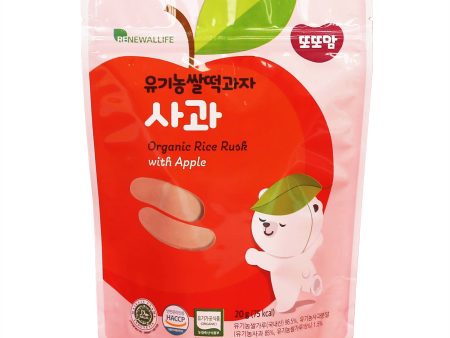 Renewallife DdoDdoMam Organic Rice Rusk  - Apple 20g on Sale