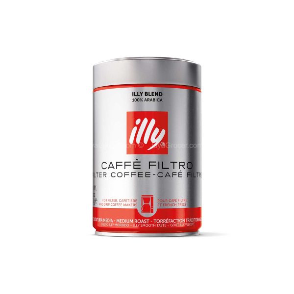 Illy Filter Medium Roast Ground Coffee 250g Online now