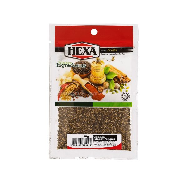 Hexa Coarse Blackpepper 30g Hot on Sale