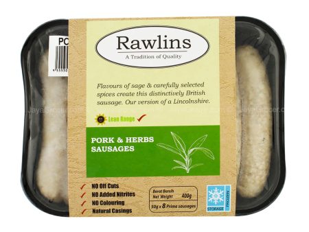 [NON-HALAL] Rawlins Pork and Herb Sausages 1pack For Sale