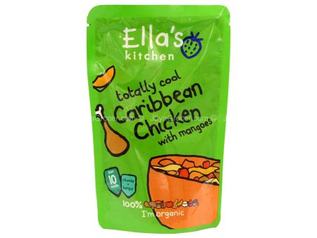 Ella s Kitchen Carribean Chicken with Mangoes Organic Baby Food Pouch 190g Cheap