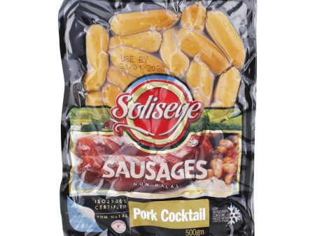 [NON-HALAL] Solisege Pork Cocktail Sausages 500g Online Hot Sale