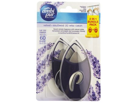 Ambi Pur Small Space Freshener Velvet Fresh 4.5ml x 2 Online Sale