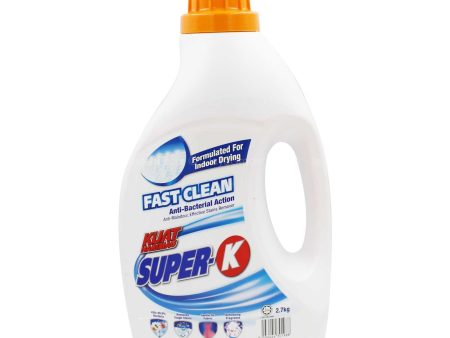 Kuat Harimau Super-K Indoor Drying Detergent Liquid 2.7kg on Sale