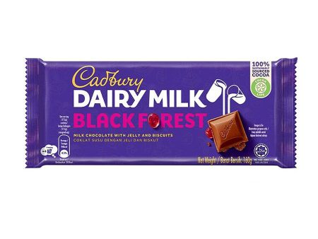 Cadbury Dairy Milk Black Forest Chocolate Bar 160g on Sale