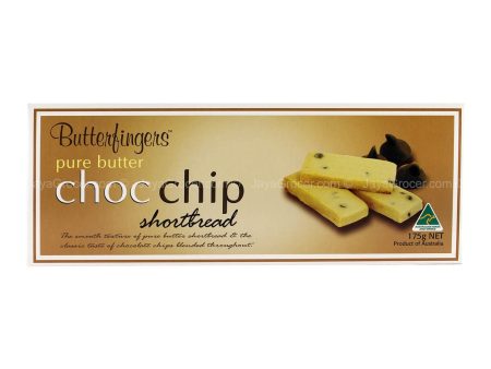 Butterfingers Pure Butter Choc Chip Shortbread 175g For Cheap