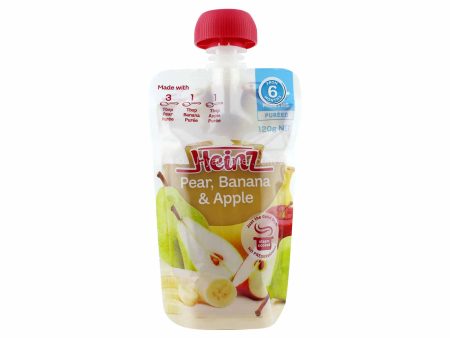 Heinz Pear, Banana, & Apple Baby Puree 120g For Discount