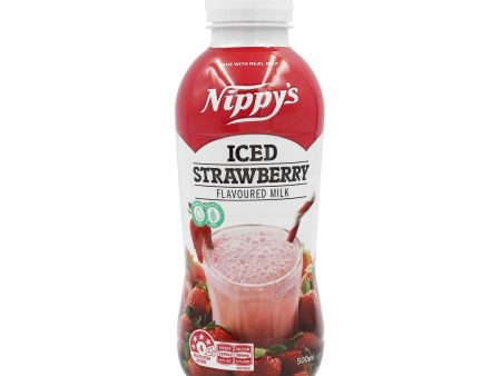 Nippy’s Iced Strawberry Flavoured Milk 500ml Online now