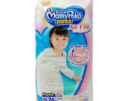 Mamy Poko Air Fit Pants Girl Diapers (Extra Extra Large) 26pcs pack For Cheap