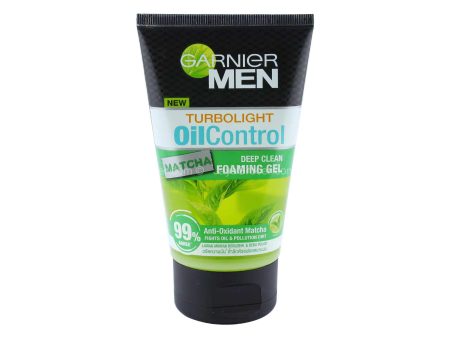 Garnier Men Turbolight Oil Control Matcha Foaming Gel 100ml For Discount