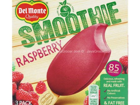 Del Monte Raspberry Smoothie Ice Lolly 90ml x 3 Cheap