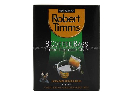 Robert Timms Italian Espresso Style Coffee Bags 48g For Discount