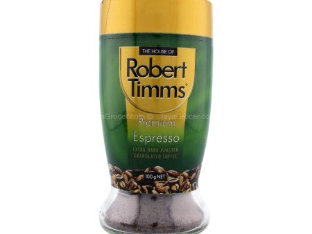 R TIMMS ESPRESSO GRANULATED COFFEE 100G *1 on Sale