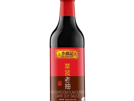 Lee Kum Kee Mushroom Flavoured Dark Soy Sauce 500ml For Sale