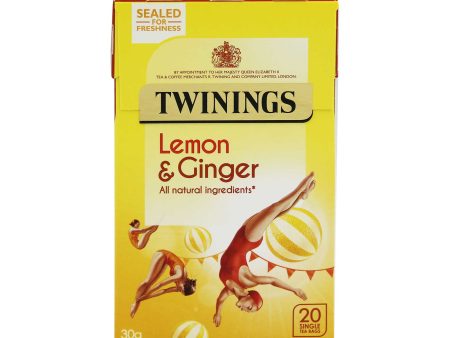 TWININGS LEMON & GINGER T BAG 20S *1 on Sale