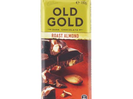 Cadbury Old Gold Roast Almond Dark Chocolate Bar 180g Online