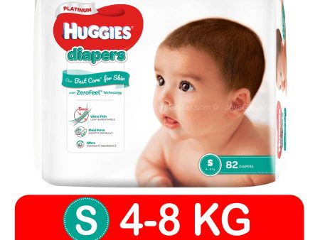 Huggies Diapers Platinum S (4-8kg) 82pcs Online