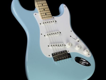 Used 2010 Fender Custom Shop Eric Clapton Signature Stratocaster Electric Guitar Daphne Blue For Discount