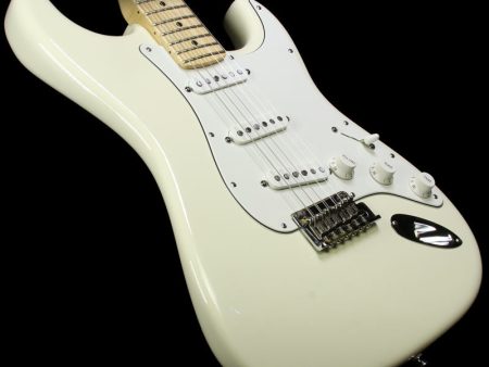 Used 2011 Fender American Standard Stratocaster Electric Guitar Olympic White For Cheap