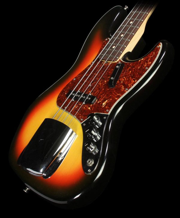 Used 2014 Fender Custom Shop Time Machine  64 Jazz Bass Electric Bass Guitar Three-Tone Sunburst Online