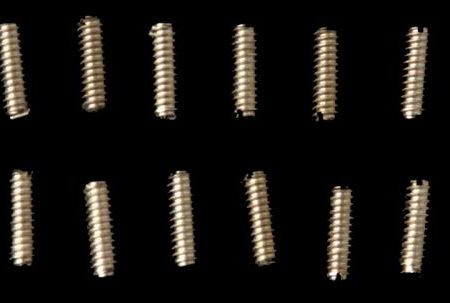 Fender Mexican Series Bass Saddle Height Adjustment Screws (Nickel) Discount