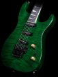 Jackson Custom Shop SL-V Soloist 3SC Electric Guitar Transparent Green For Cheap