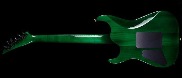 Jackson Custom Shop SL-V Soloist 3SC Electric Guitar Transparent Green For Cheap