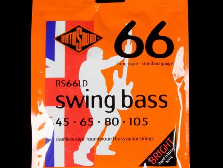 Rotosound RS66LD Swing Bass 66 Stainless Steel Electric Bass Guitar Strings 45-105 Fashion