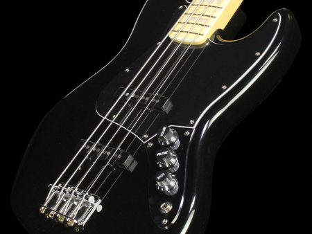 Used Squier  77 Vintage Modified Jazz Electric Bass Black Online Hot Sale